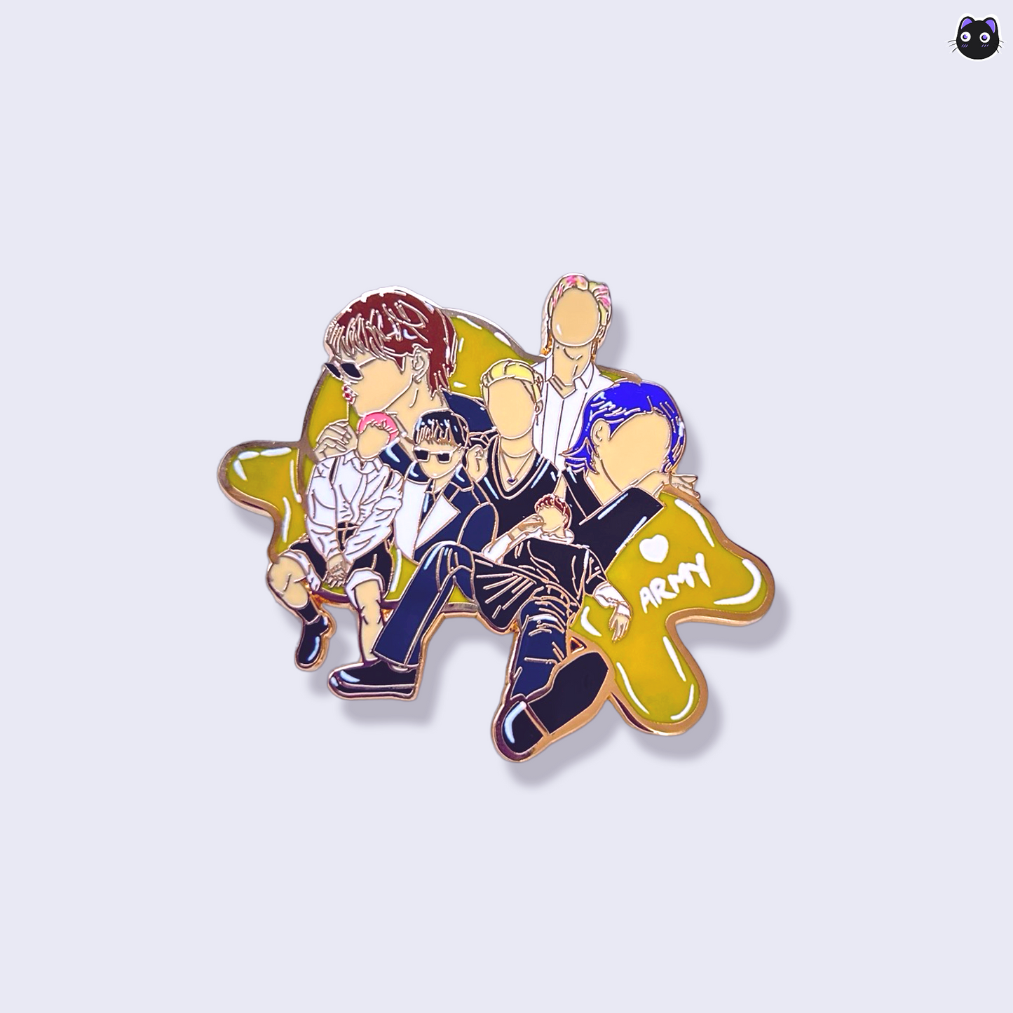 Butter OT7 Enamel Pin