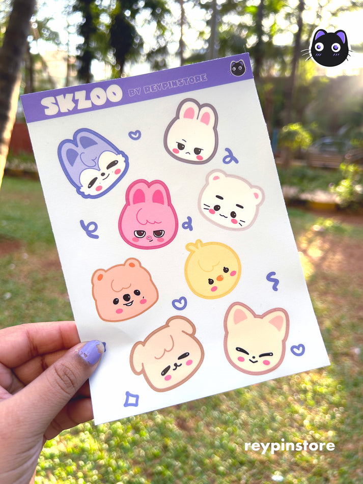 SKZOO | Sticker Sheets – Reypinstore