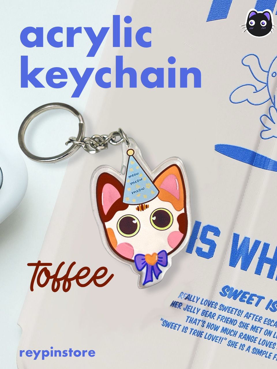 Toffee | Acrylic Keychain