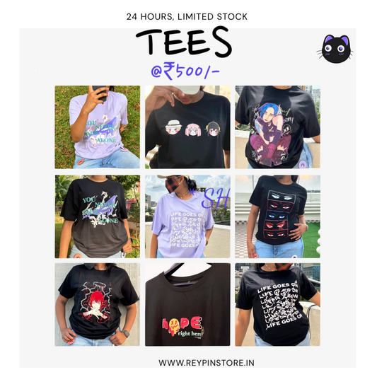 Tees @ ₹500/-