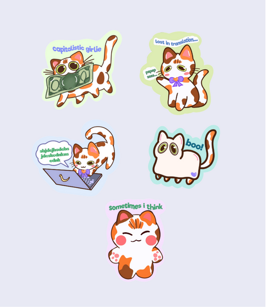 Toffee | Stickers (Includes 5 Stickers)