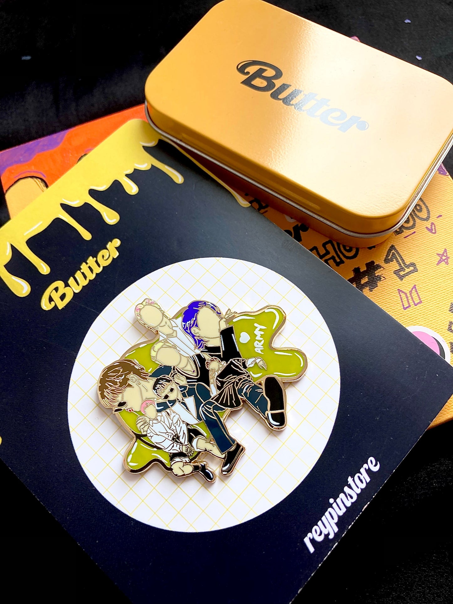 Butter OT7 Enamel Pin