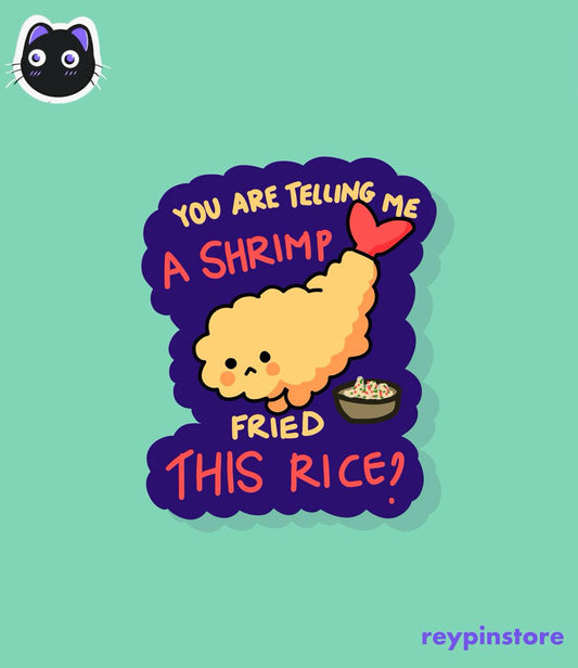 Shrimp fried rice | Fridge Magnet